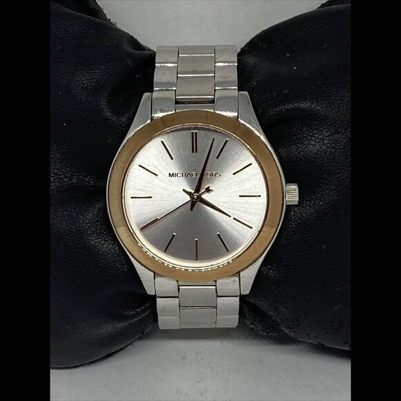 Michael Kors Jewelry - Michael Kors Mini Slim Runway MK3514 Women's Stainless Steel Analog Watch MP789